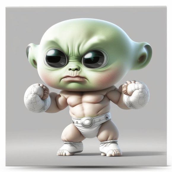 Angry Baby Alien - Picture 2 of 2